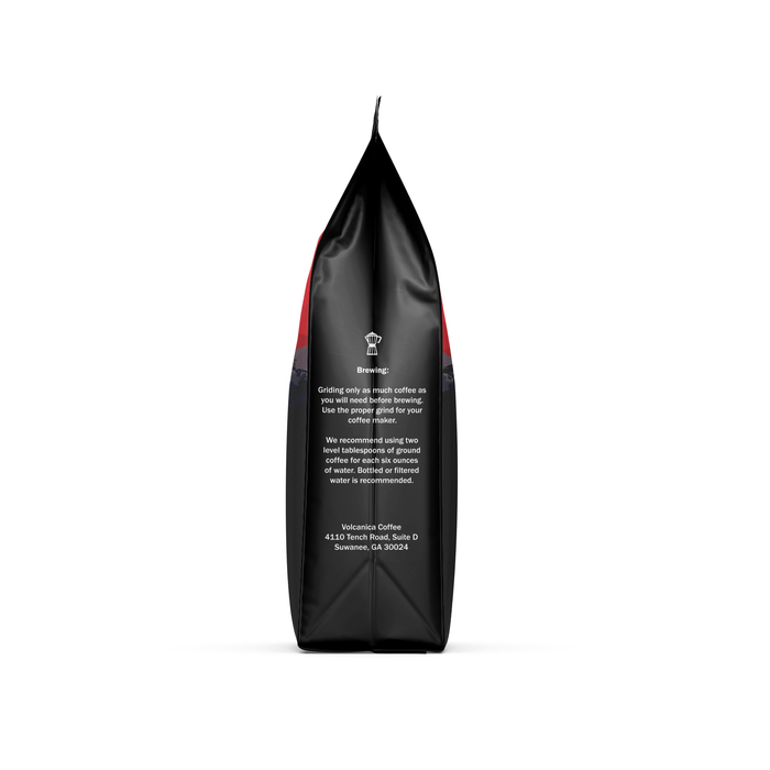 Chocolate Raspberry Flavored Decaf Coffee Beans - Volcanica Coffee