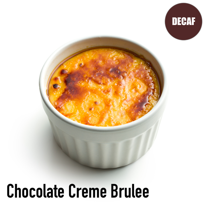 Chocolates Creme Brulee Flavored Decafed Coffee - Volcanic Coffee