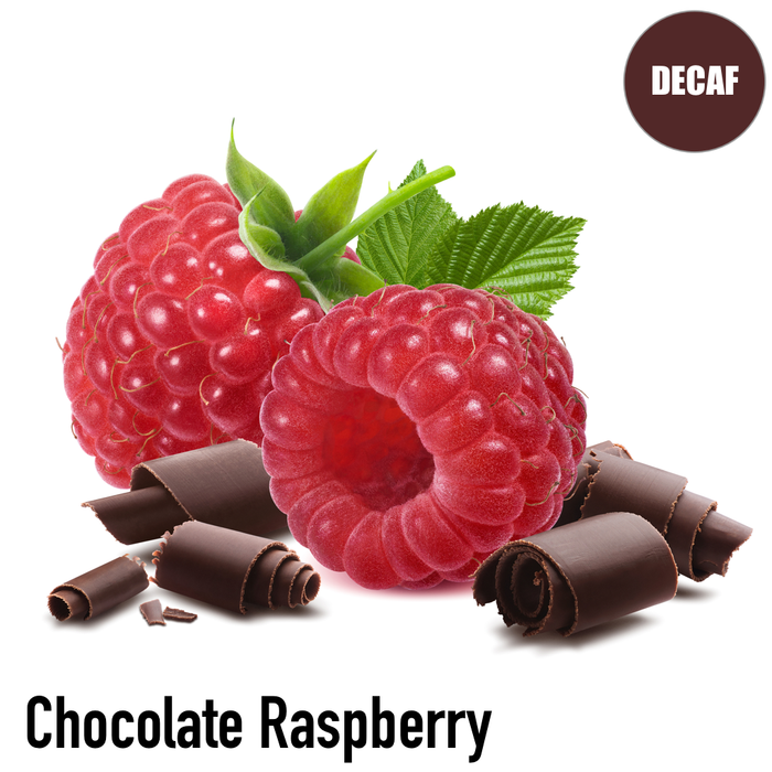 Chocolate Raspberry Flavored Decaf Coffee - Volcanic Coffees