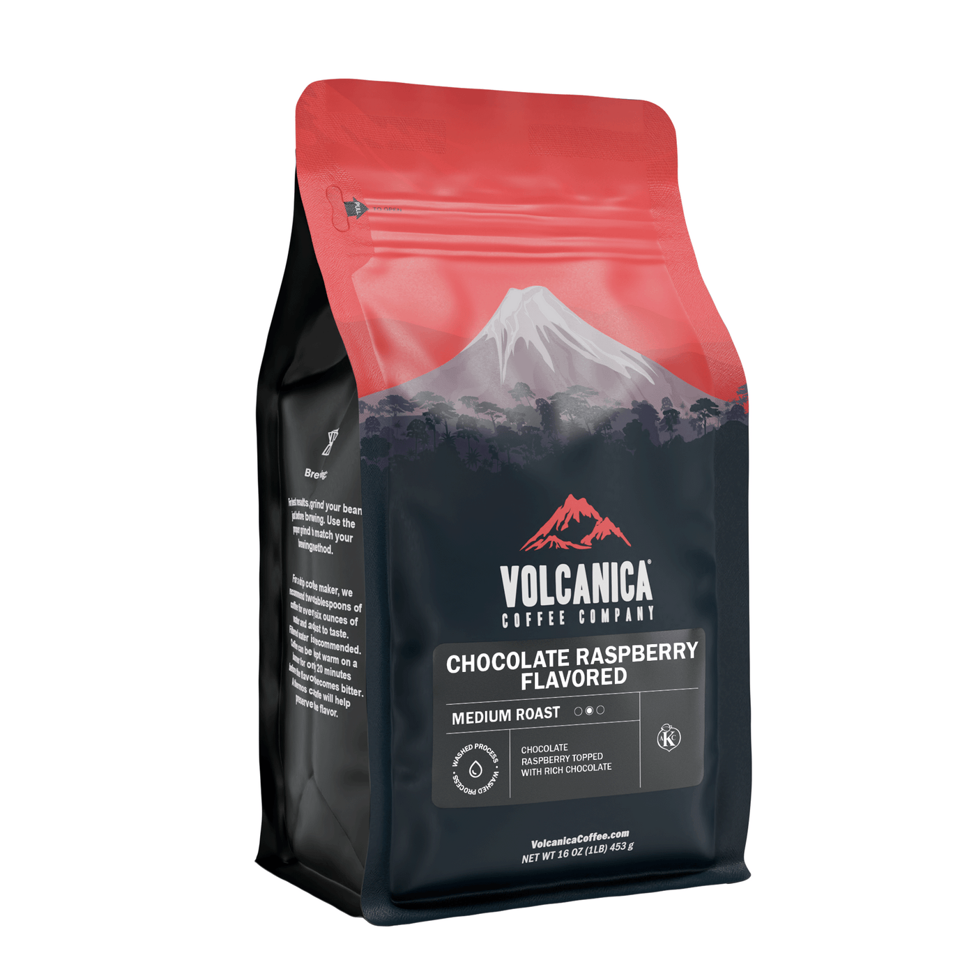 Chocolate Raspberry Flavored Coffee — Volcanica Wholesale Coffee