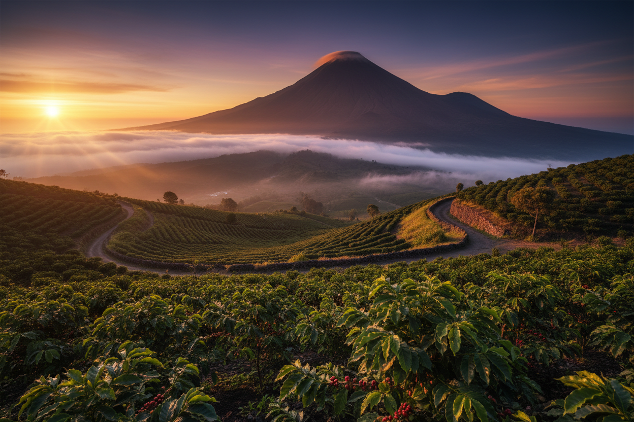 Volcanic Mountain Coffee Origin