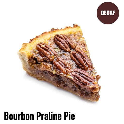 Bourbon Praline Pie Flavored Decafed Coffee - Volcanica Coffee